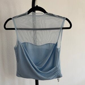 Commense Illusion Front Cross Top NWT Size M